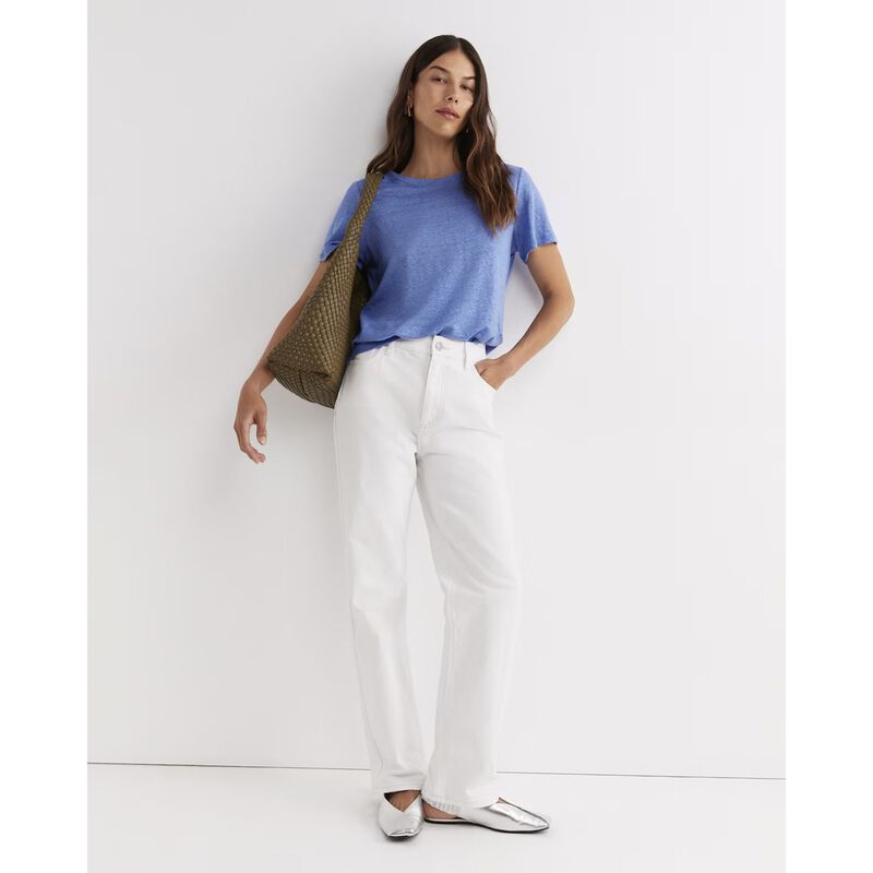 Sportscraft Tonia Crew Neck Linen Tee image number 3
